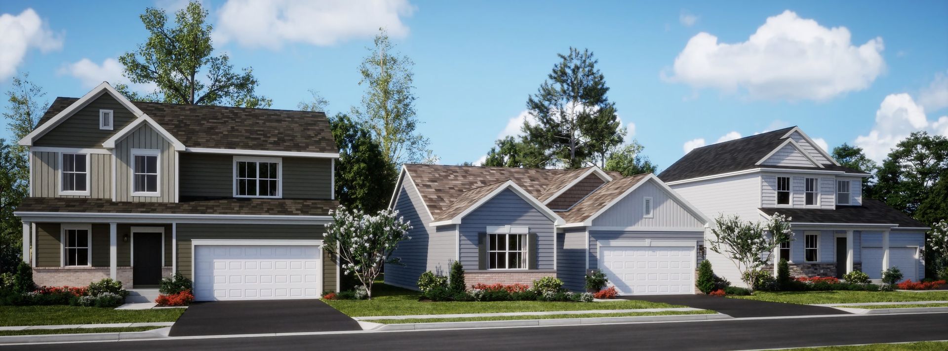 Homes in the horizon series community