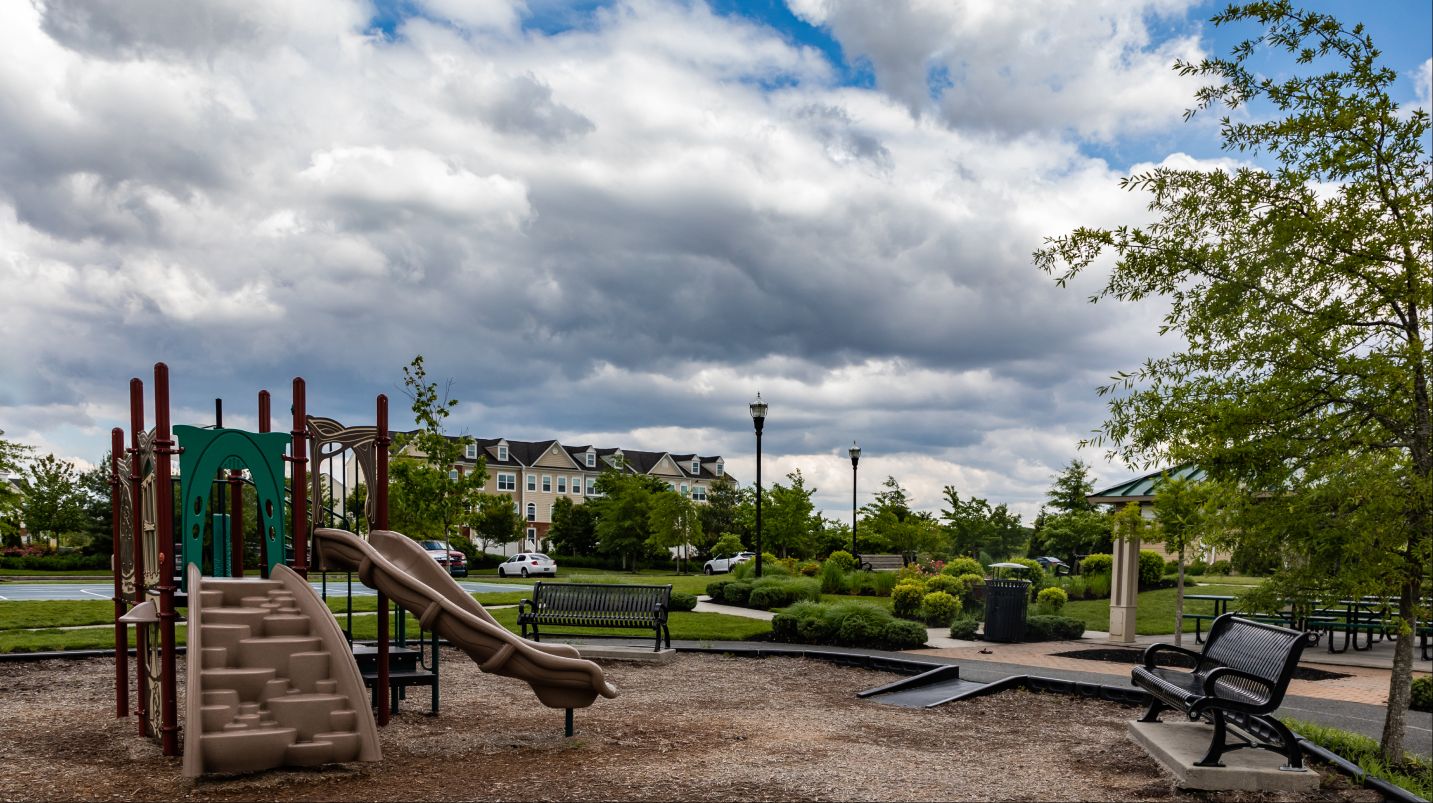 playground with slide