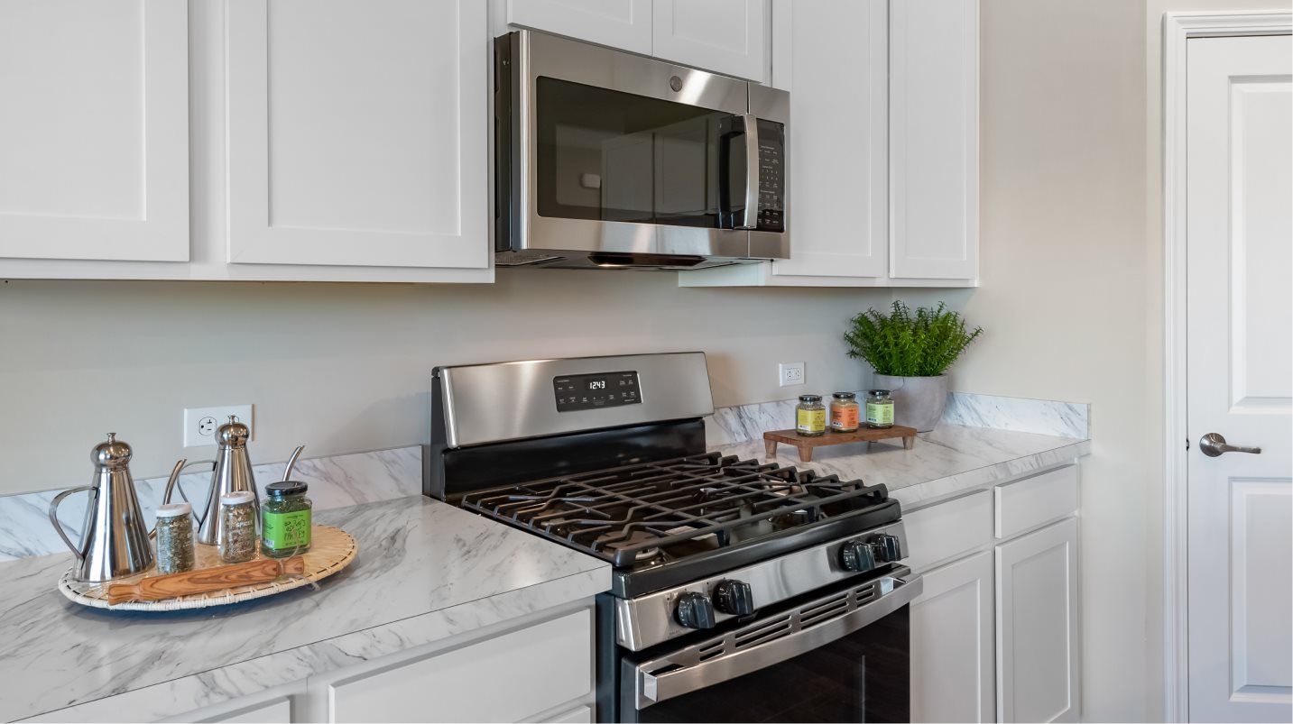 New stainless steel appliances