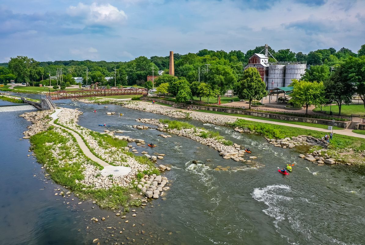 Yorkville Aerial Bicentennial Riverfront Park Photoshoot 051225