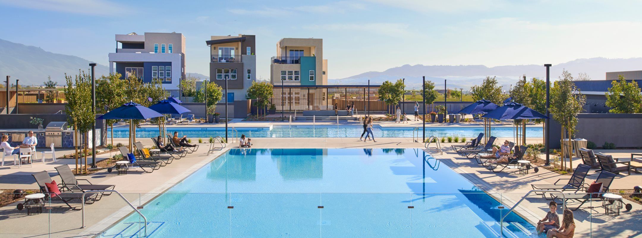 Pool at the Great Park Neighborhoods masterplan