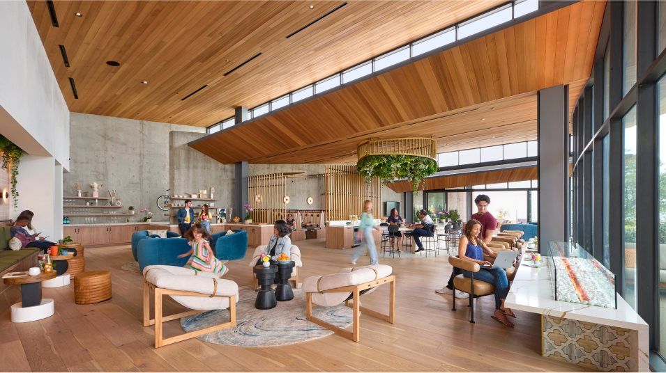 Community center interior