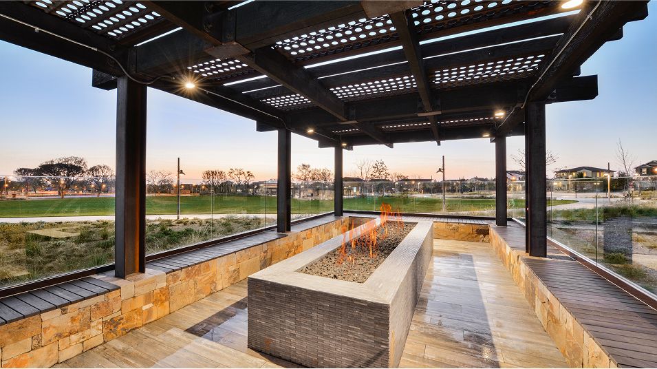 Great Park Neighborhoods Amenity Luna Park Clubhouse Pavilion Park Fireplace 9 9 25