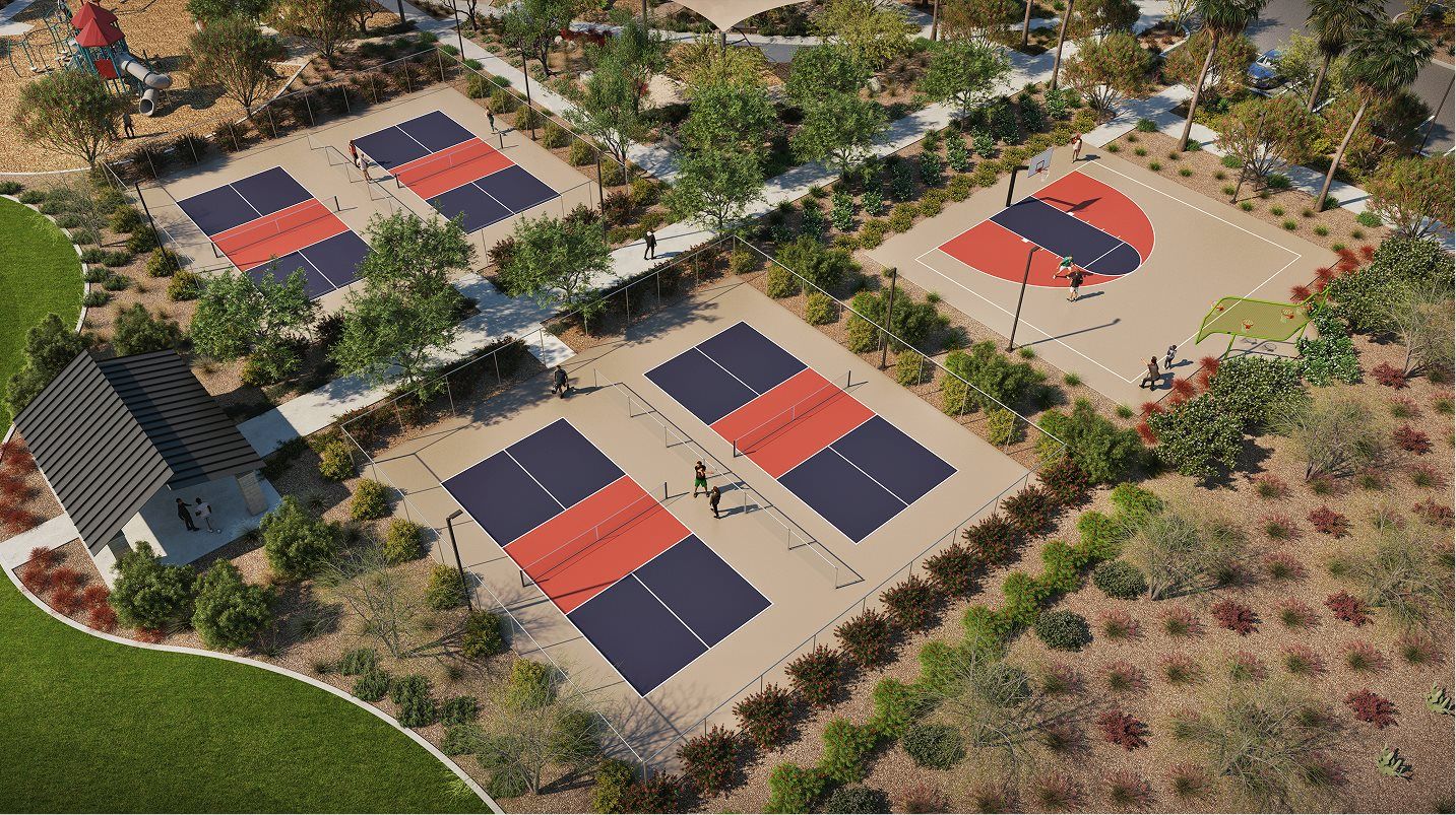 Pickleball courts
