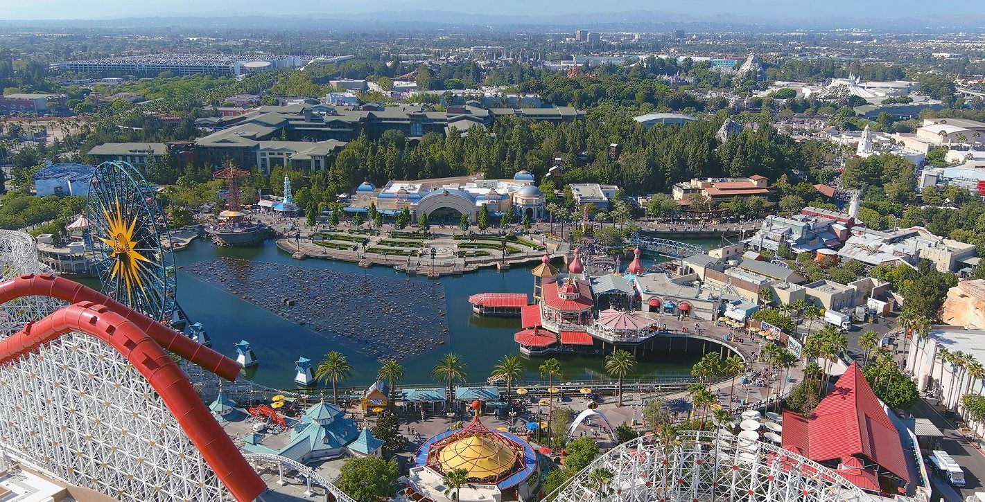 Disneyland aerial image