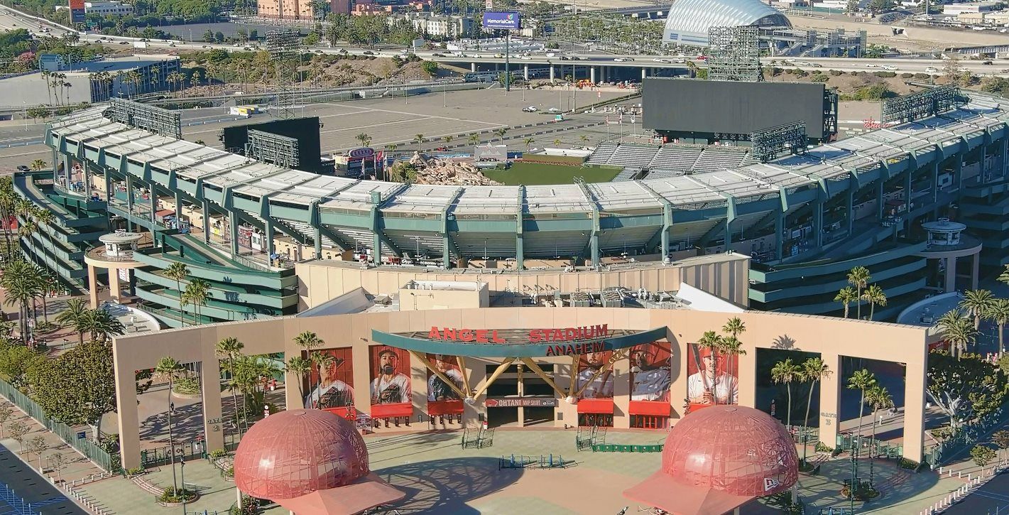 Angel Stadium aerial image