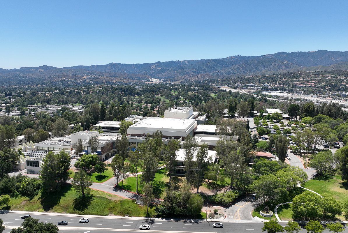 Cal Arts campus aerial view