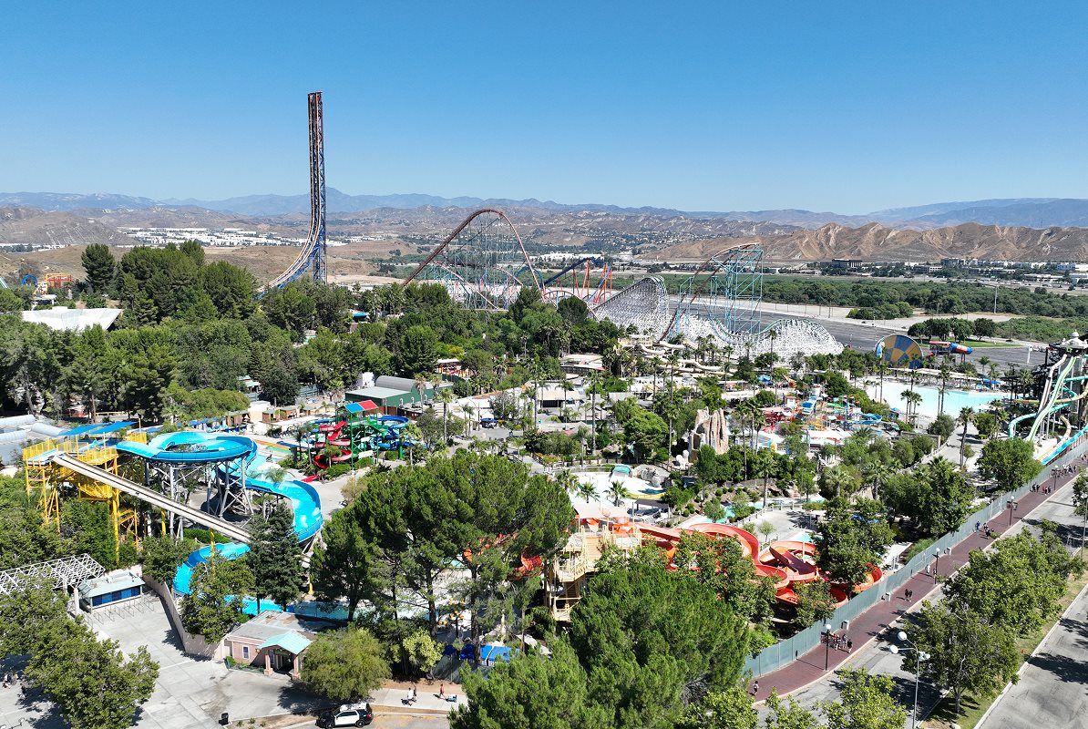 Six Flags Magic Mountain and Hurricane Harbor water park