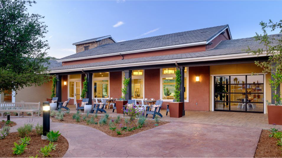 Back Exterior of the clubhouse