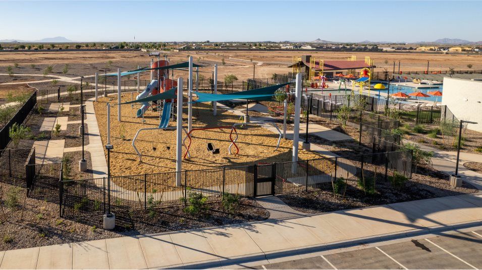 Playground area near the pool