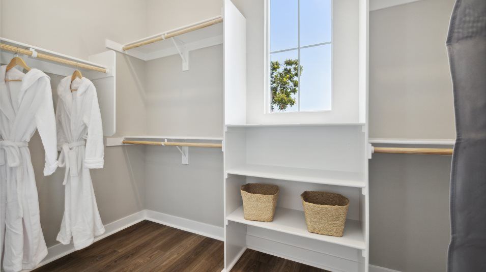 Walk-in closet interior