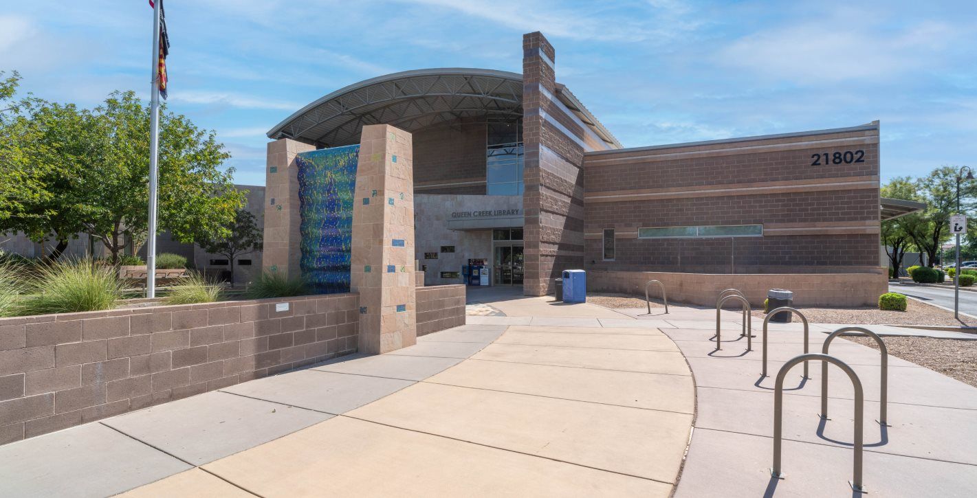 Queen Creek Library entrance