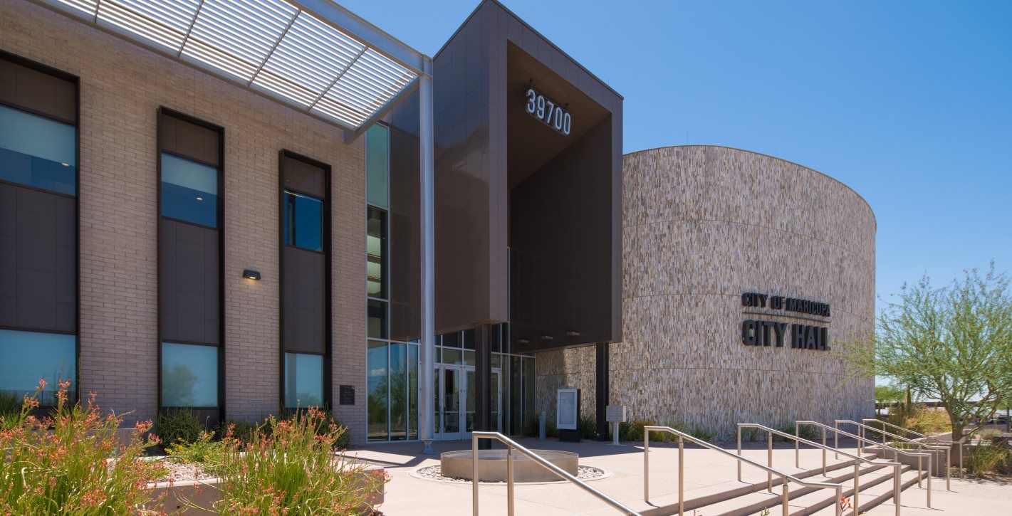 Entrance to Maricopa City Hall