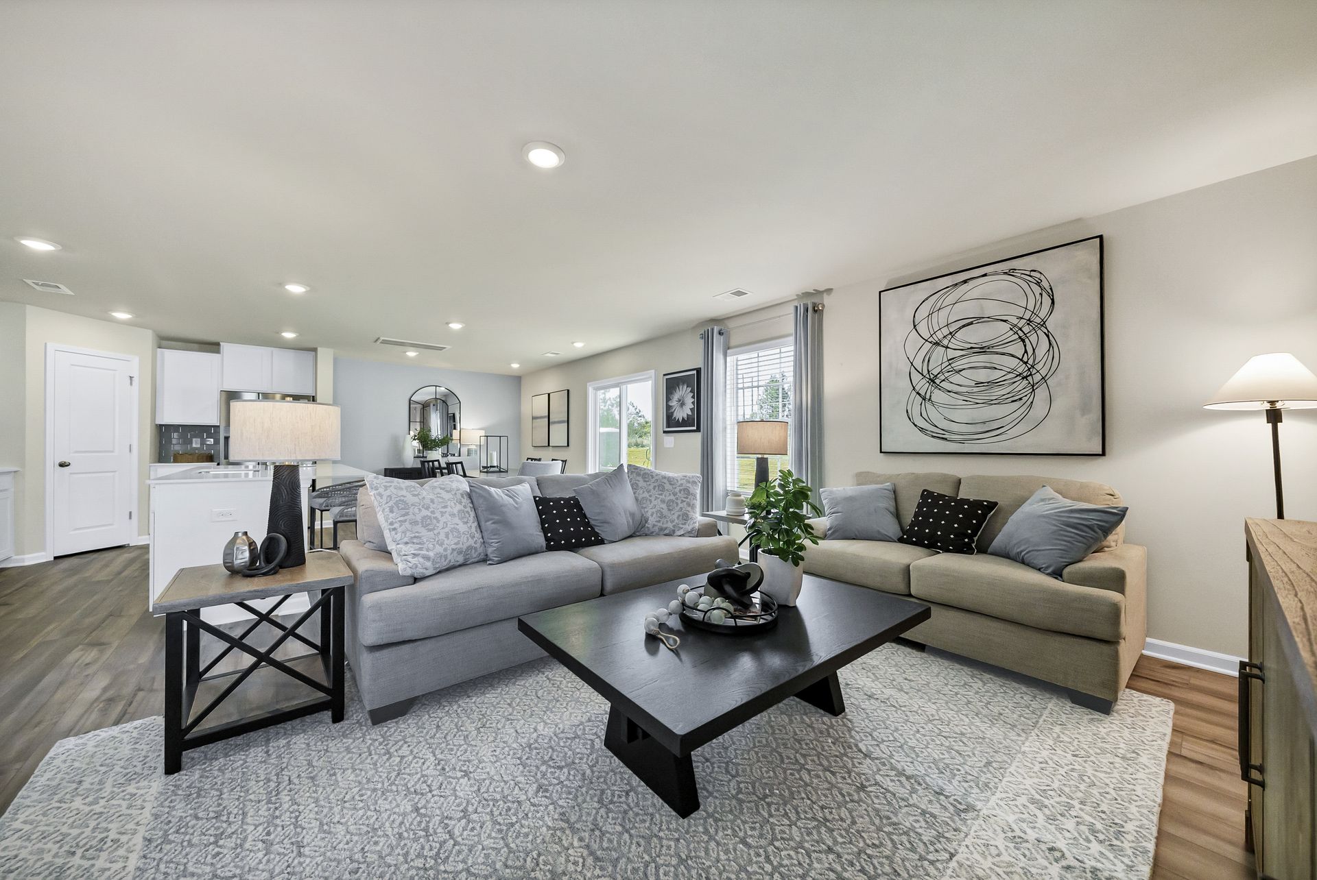 Heron Pointe Crane Model Great Room 2 of 3
