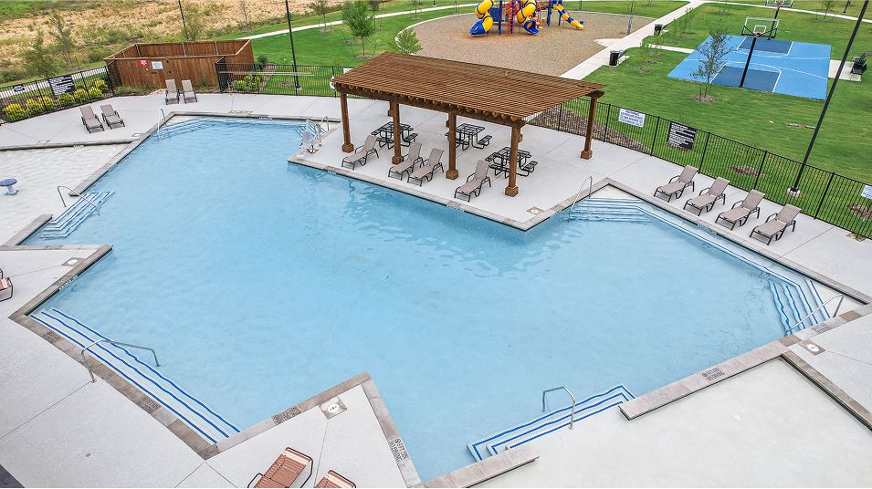 Rancho Canyon Amenity Swimming Pool Aerial 3of6