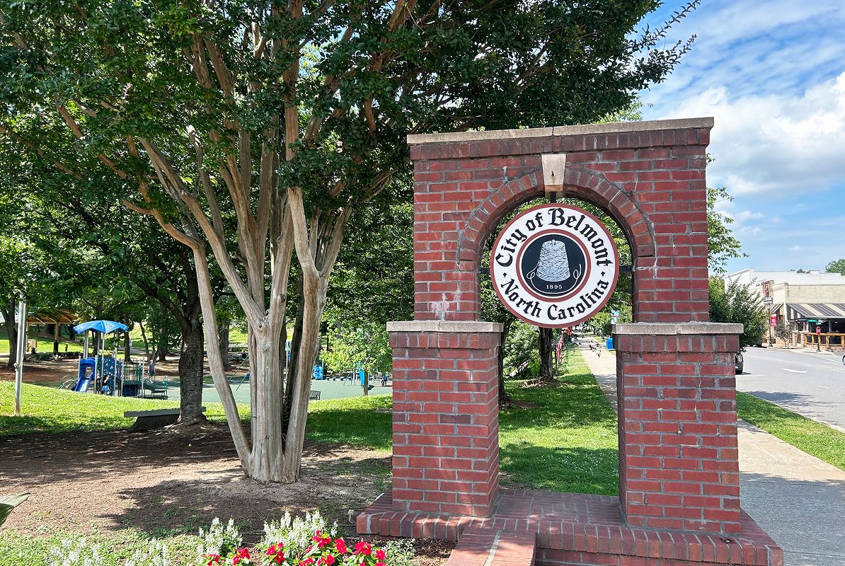 Cramerton Downtown Belmont Monument