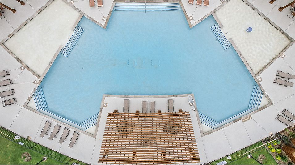 Rancho Canyon Amenity Swimming Pool Aerial 5of6