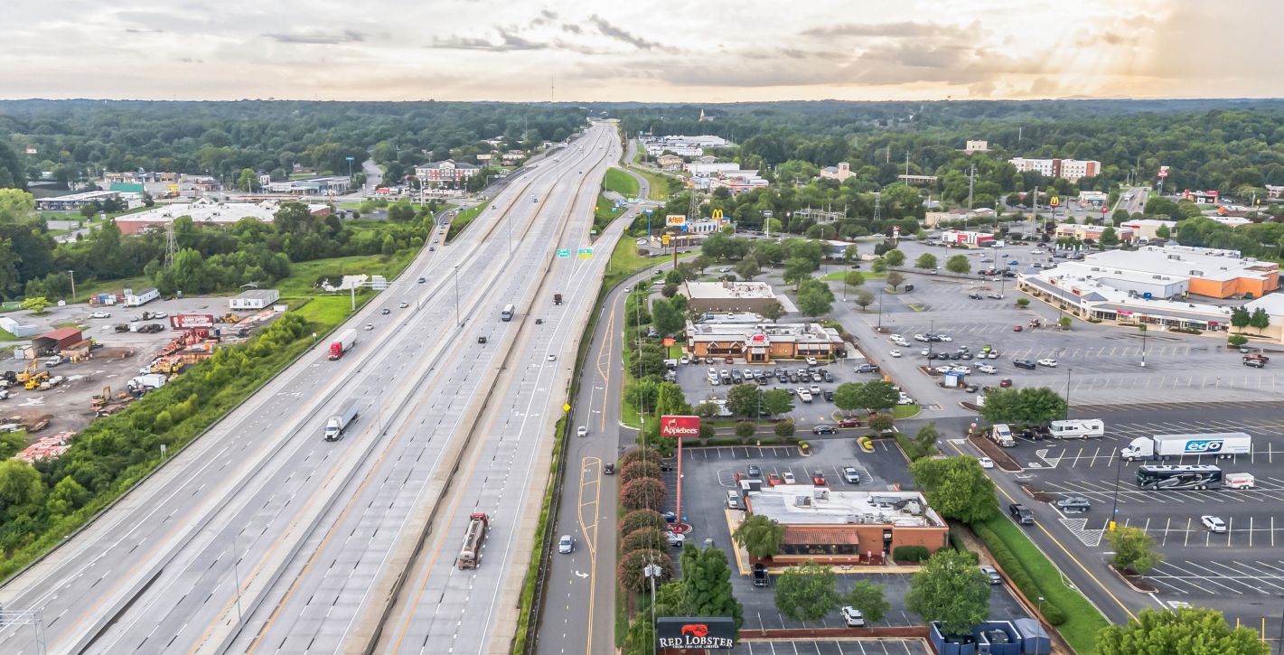 Aerial of Local Town