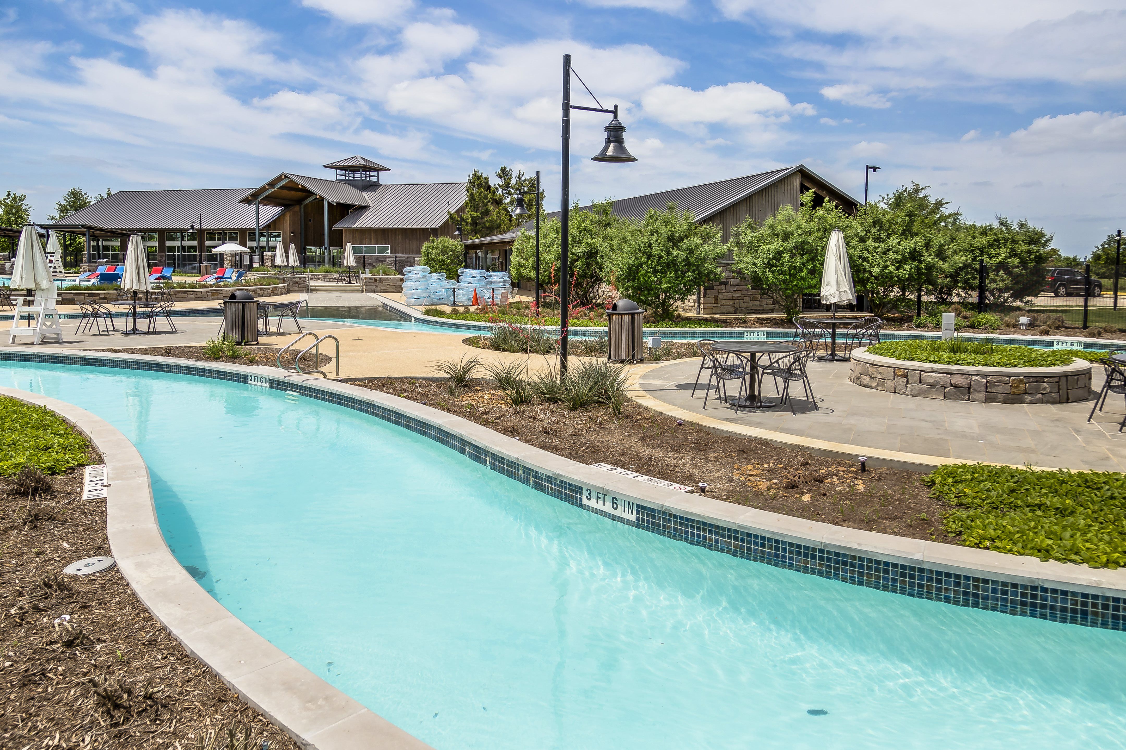 Lazy river at the swimming pool