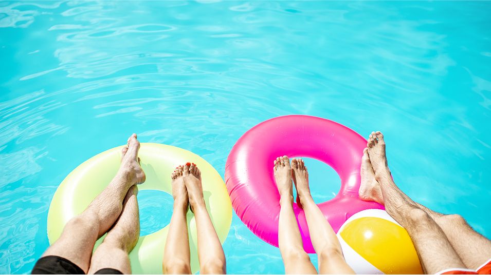 N Pic Adults Group Pool Floats Legs