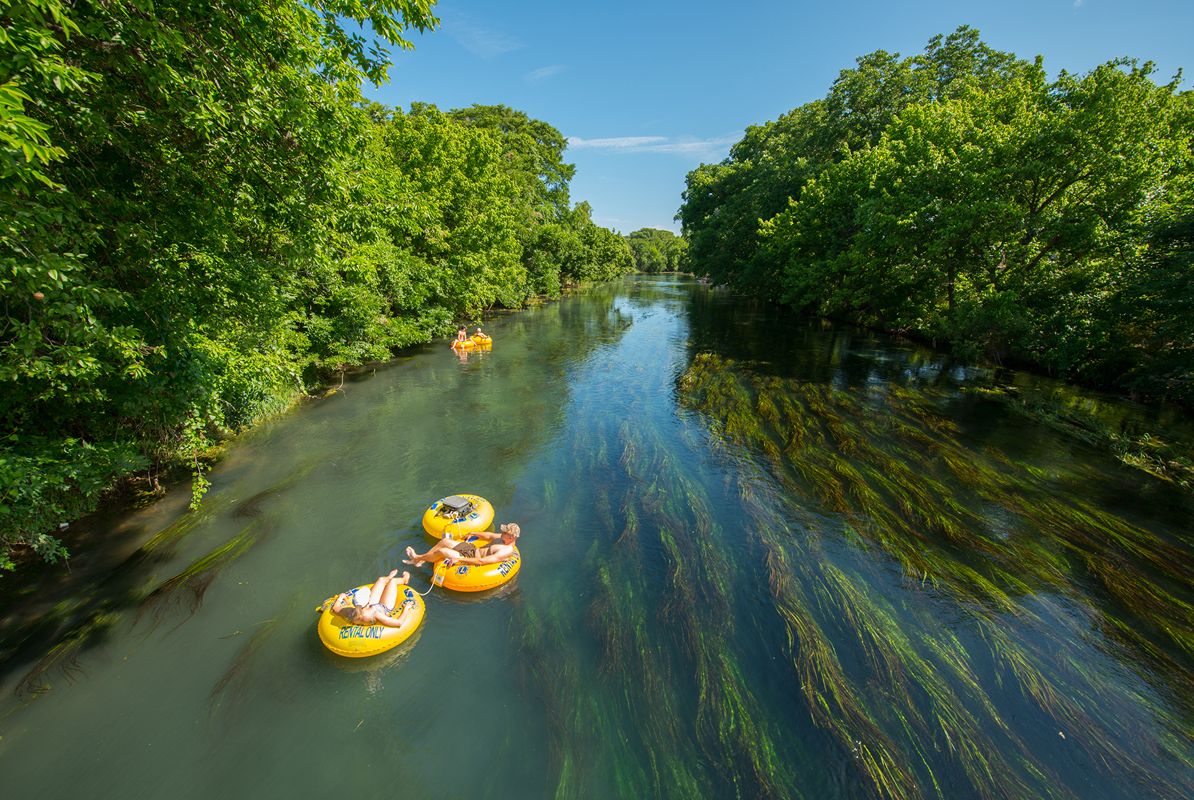 Tubing on San Marcos River