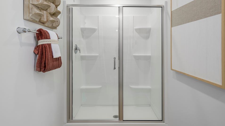 Owner's Bathroom Shower Glass