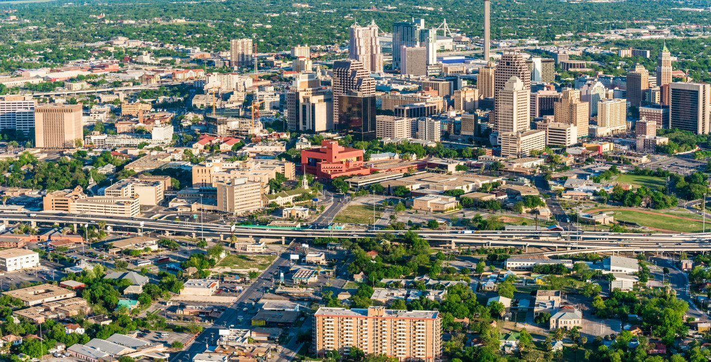 San Antonio City Skyline