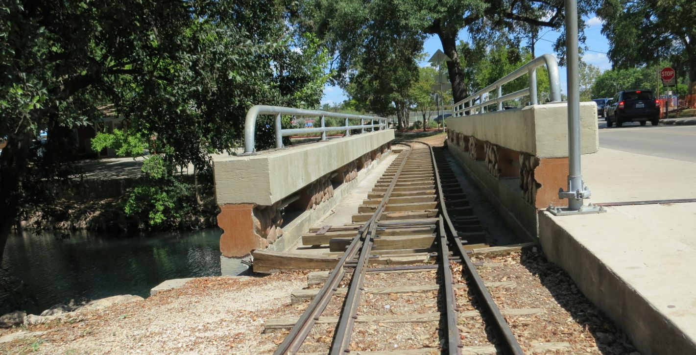 Landa Park Train Tracks