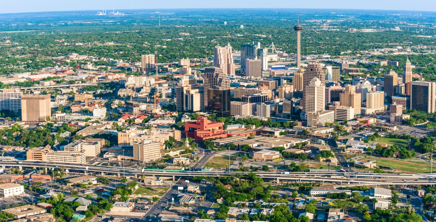 San Antonio City Skyline