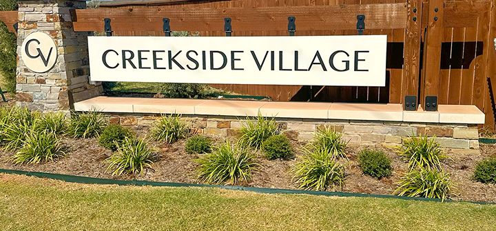Creekside Village Amenity Monument