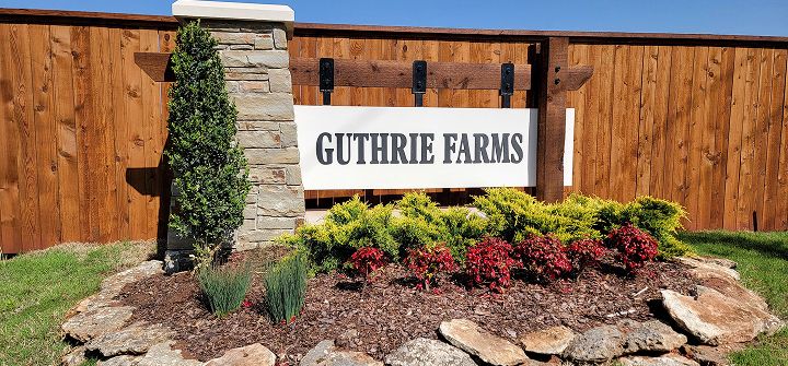 Guthrie Farms Amenity Monument