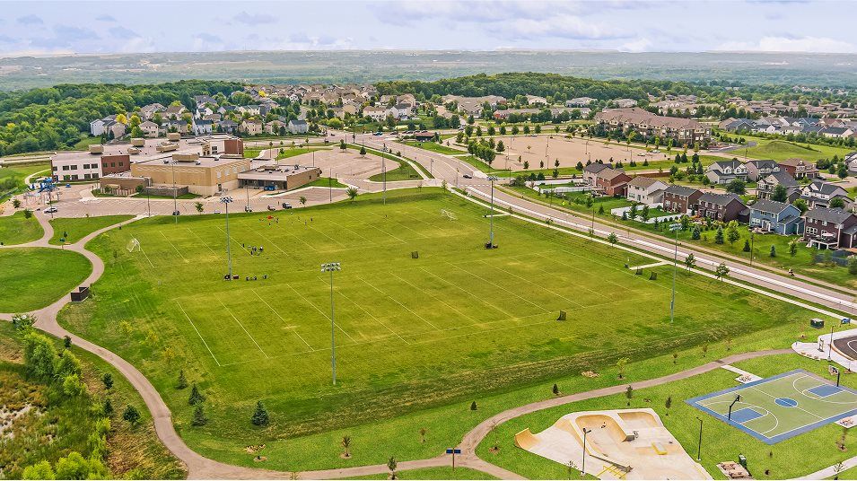 Aerial view of Timber Creek Soccer field