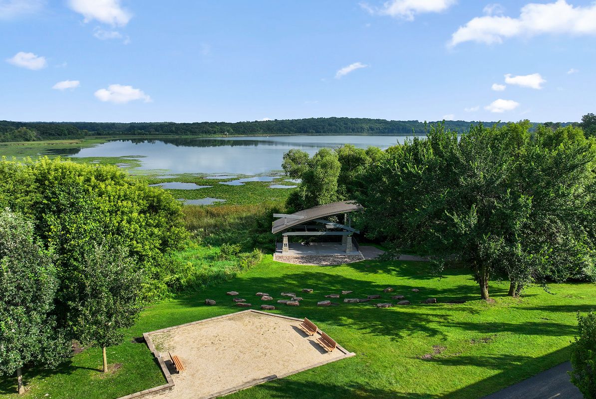 Victoria Aerial Downtown Victoria Charlson Thun Community Bandstand 1of2