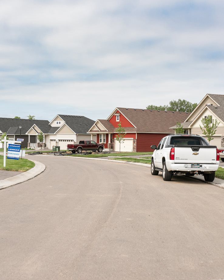 The community offers a peaceful, suburban ambiance