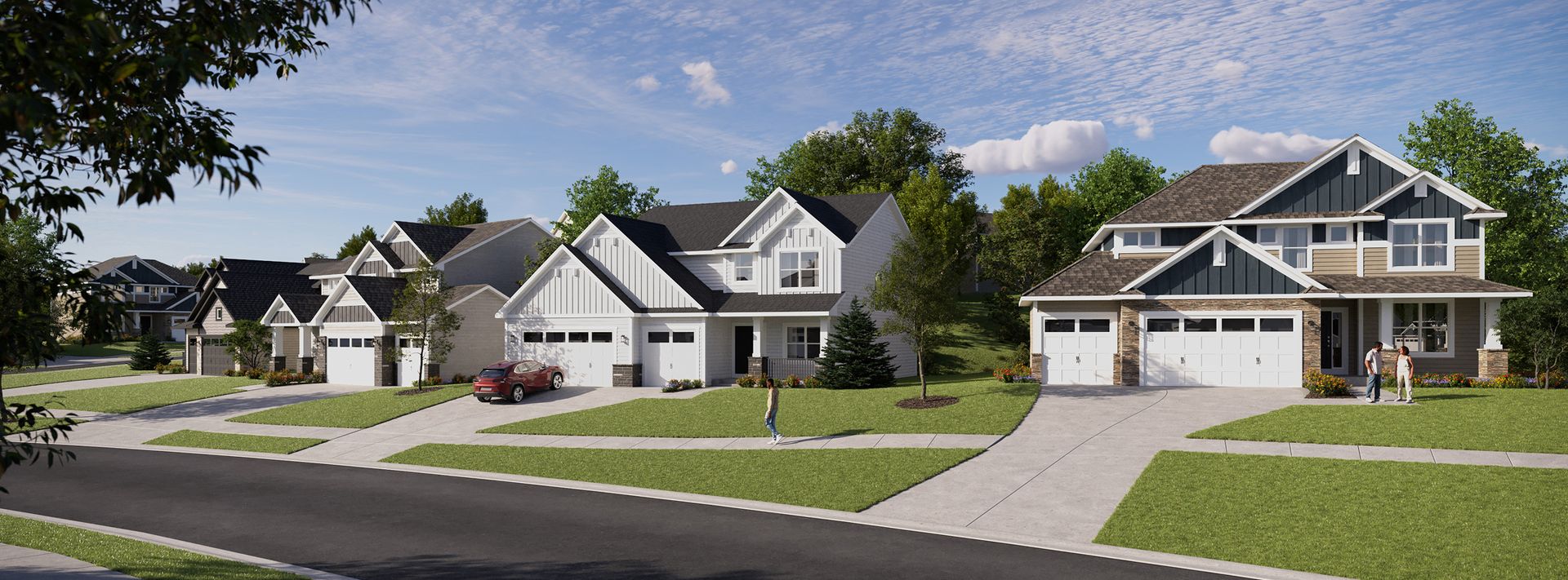 Ponds Highland Hills Streetscape 2of2