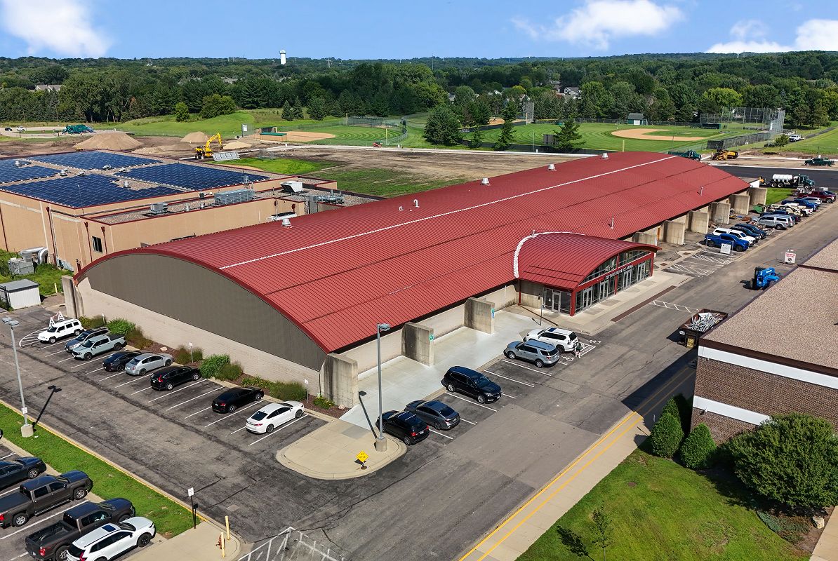 St Paul Park Aerial Cottage Grove Ice Arena