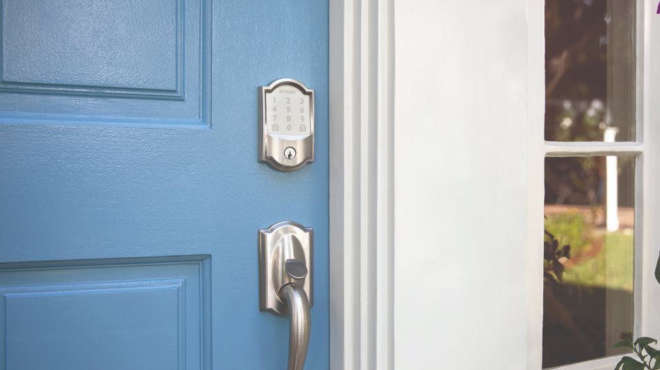 Programmable Schlage front door lock