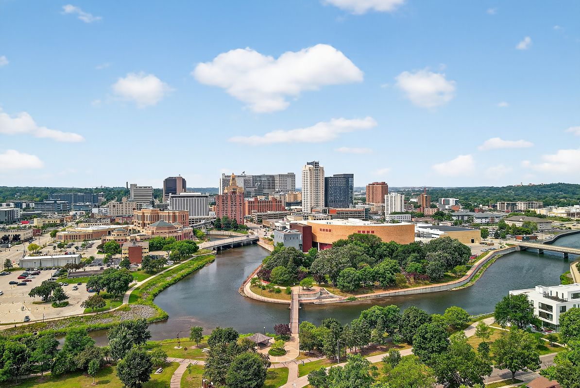 Rochester Aerial Downtown 3of13 093025