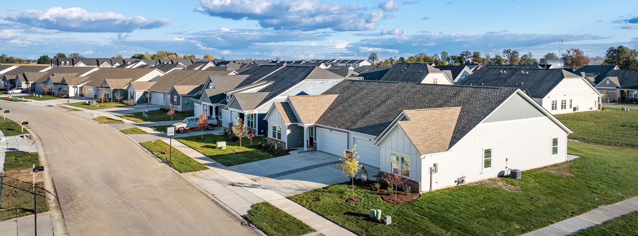 Carriage Duplex Beyer Estates Streetscape