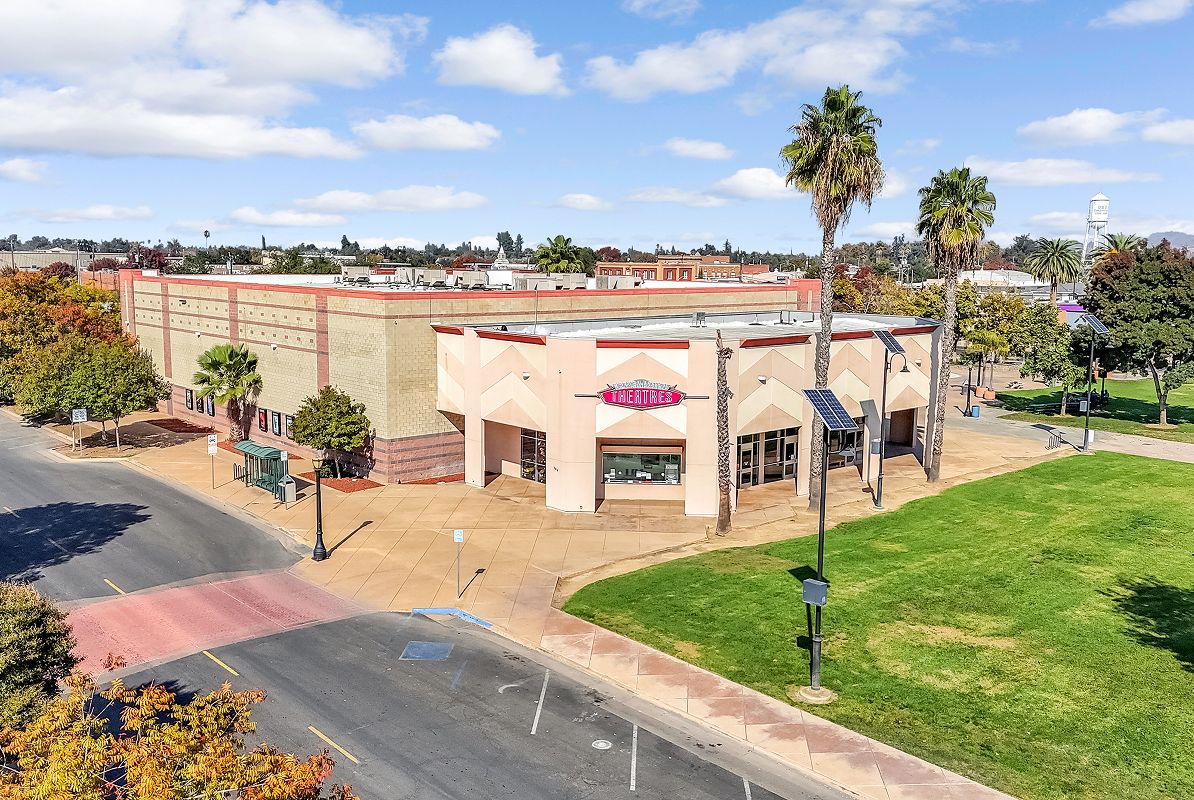 Dinuba Movie Theatre Aerial 3of4