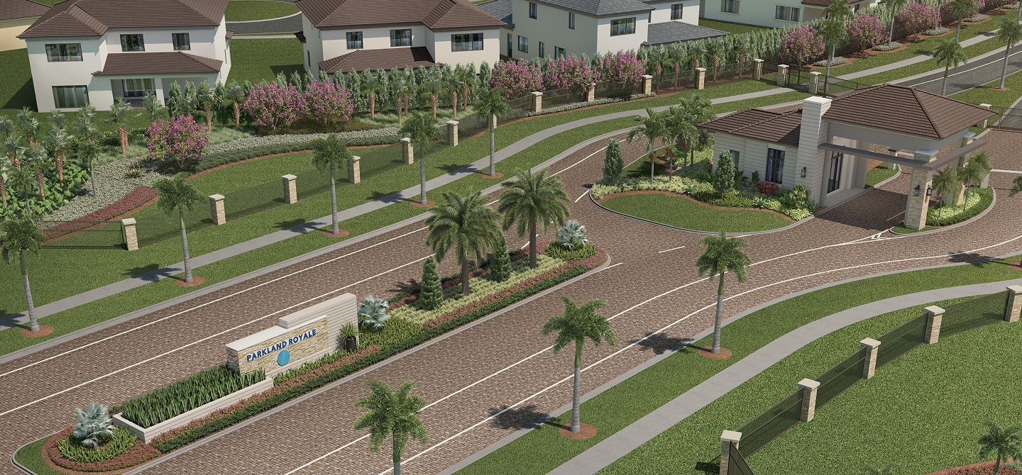 Parkland Royale Amenity Monument