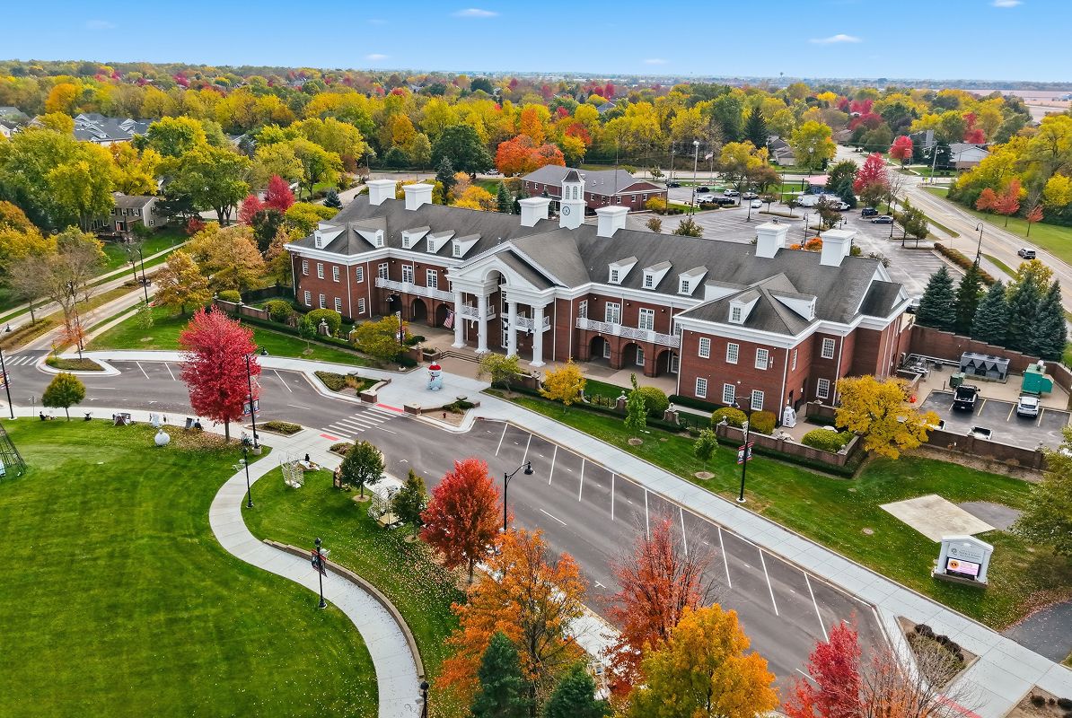 New Lenox Aerial Village Hall 2of3