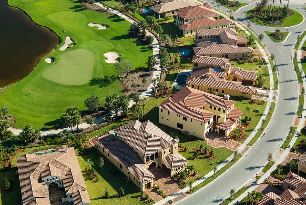 Aerial Golf Community