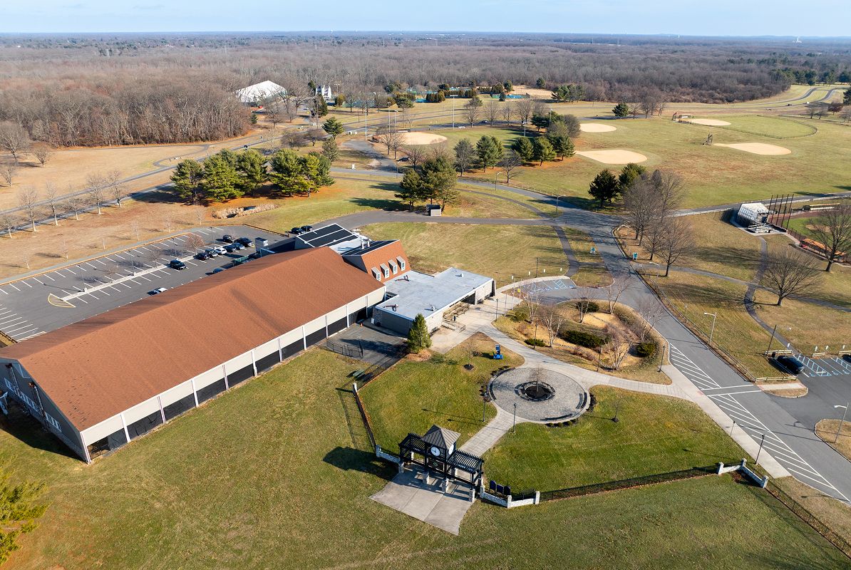 CNJ Robbinsville Aerial Mercer County Skating Center 2of2 093025