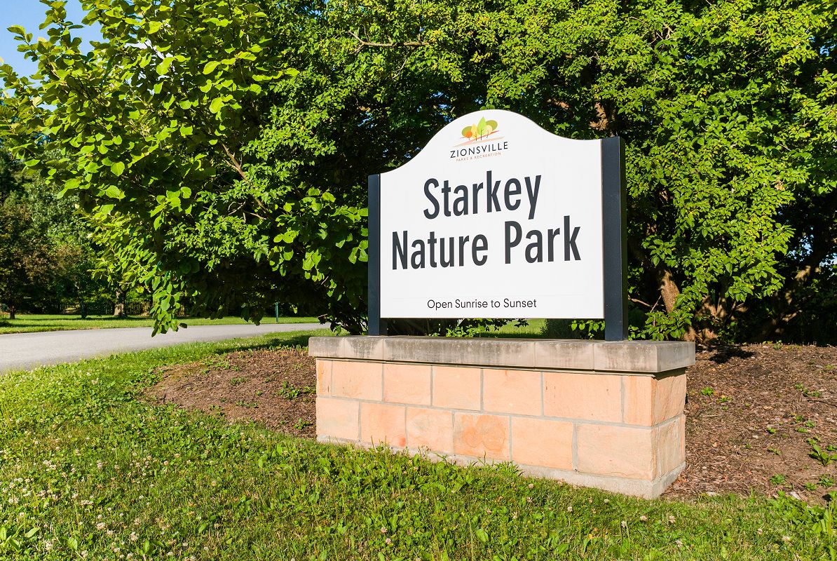 Zionsville Starkey Nature Park Entrance
