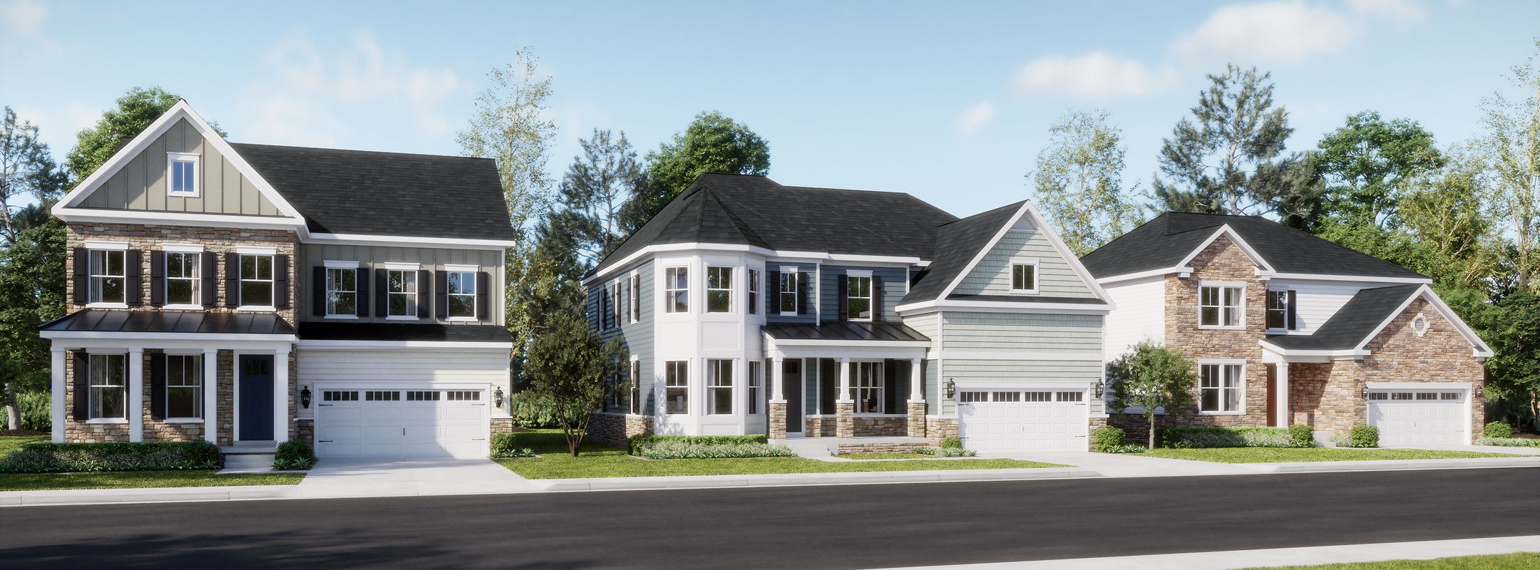 Signature Collection Parkland Trace Streetscape