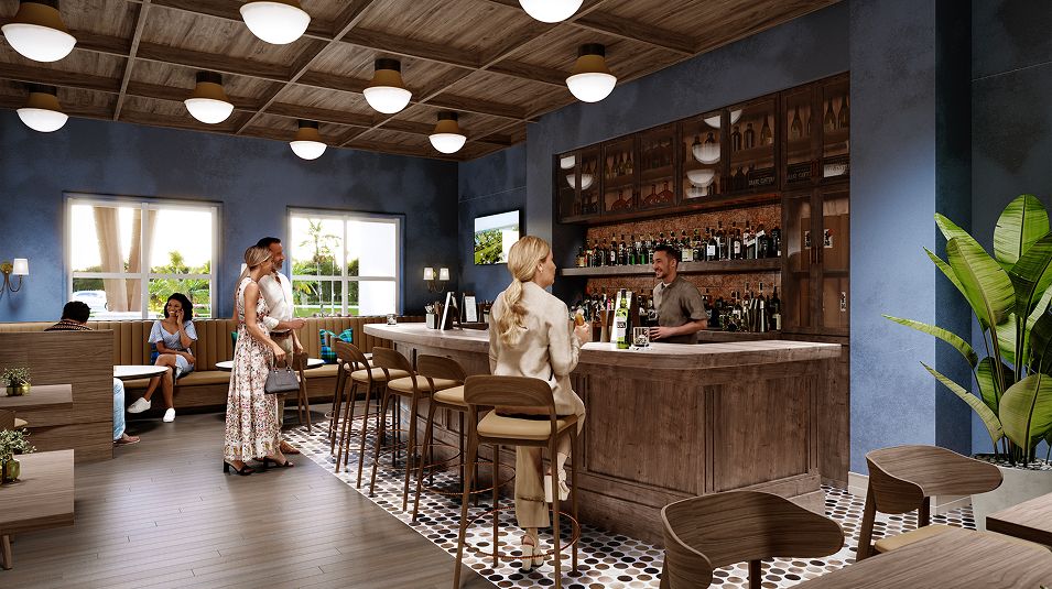 Webbs Reserve Amenity Clubhouse Bourbon Bar