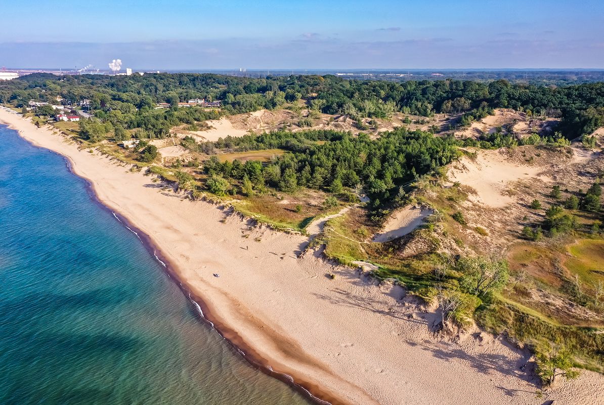 NWI Portage Aerial Indiana Dunes State Park 5of6