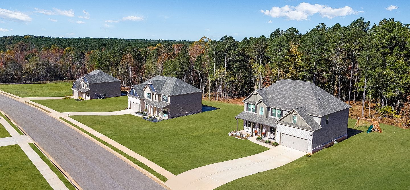 Shadow Creek Aerial Streetscape