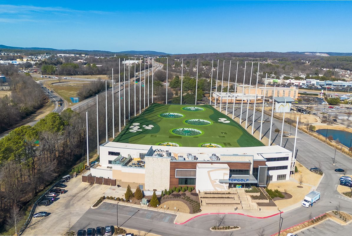 Huntsville Aerial Mid City District Bridge Street Town Centre Top Golf